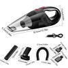 Handheld Vacuum Cleaner Powerful Cyclone Suction Rechargeable Vacuum Cleaner Quick Charge For Car Home Pet Hair