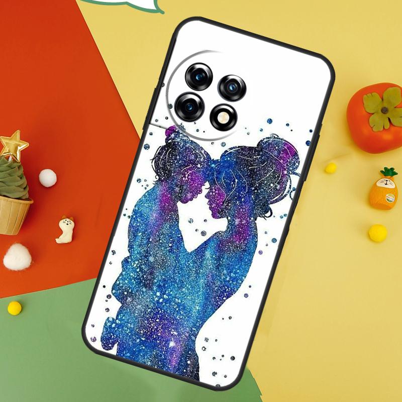 

Beautiful Mother Daughter Son Case For OnePlus Nord 5 CE 2 3 4 Lite N20 N30 OnePlus 15 13 12 11 10 10T 12R 13T 13R Cover OnePlus 8Pro