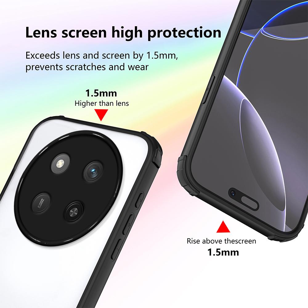 Phone Case For Honor X9c 5G/X60 Pro 5G/Magic7 Lite 5G Reinforced Corner Shockproof TPU + Acrylic Cover