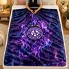 Flannel BlanketAustria Wien FC Warm Soft Throw Blanket for Indoor Sofa Bed Living Room Use