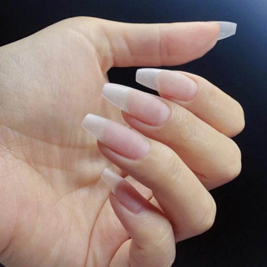 Extension d'ongles élastiques, plusieurs Styles, délicats, pointe d'extension