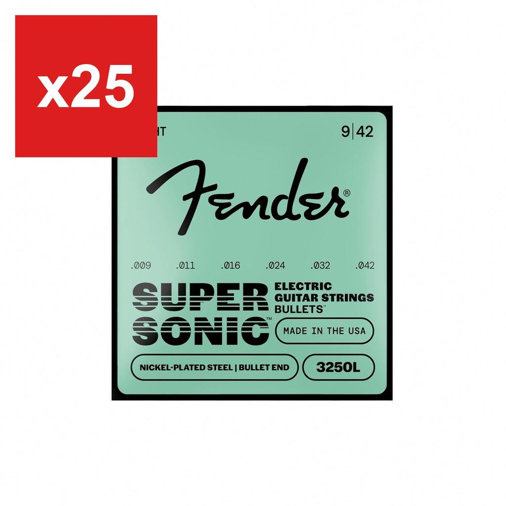 Electric Guitar Strings Fender SuperSonic Bullets 3250L, Nickel-Plated Steel (.009-.042)