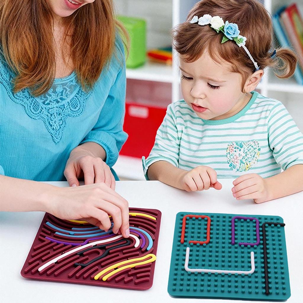 Unzip Silicone Sensory Board: Educational Twist Puzzle for Children with ADHD