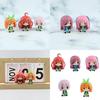 High Quality Q Version Anime Figurine Five Equal Parts Bride Cute Plastic Toy Collectible