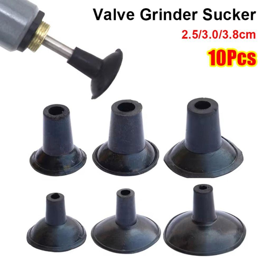 10Pcs 2.5/3.0/3.8cm Grinding Cup Rubber Car Valve Grinding Tool for Car Motorcycle