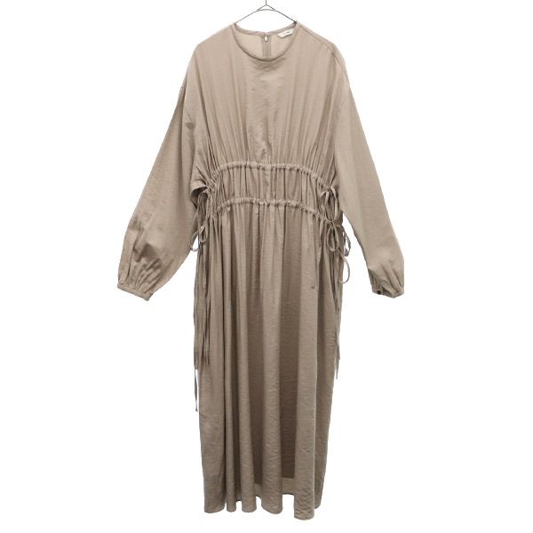 CLANE Long Sleeve Long Dress F Beige Women Used