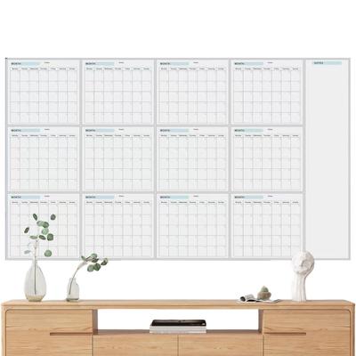 Raderbar Stor Väggplanerare Kalender Enorm Våt- & Torr Raderbar Schema Planerare Kalender Jätte Raderbar Väggkalender Blank Odaterad