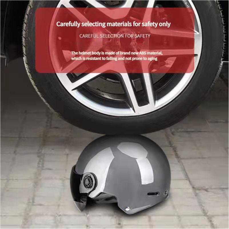 Unisex Motorcycle Helmet  Classic Retro Scooter Half Helmet Ultra Lightweight for Cycling MTB  Motorcycle Rides  Safety Guarante