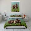 Horse with floral mane. Bedding sets Duvet cover sets Duvet covers Pillowcases(1* Duvet Cover 2* Pillowcases without duvet insert)
