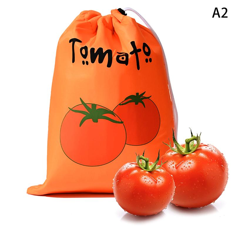 Fruit Vegetable Freshkeeping Bag Banana Storage Bag Vegetable Preservation Anti Ripening Insulated Drawstring Reusable