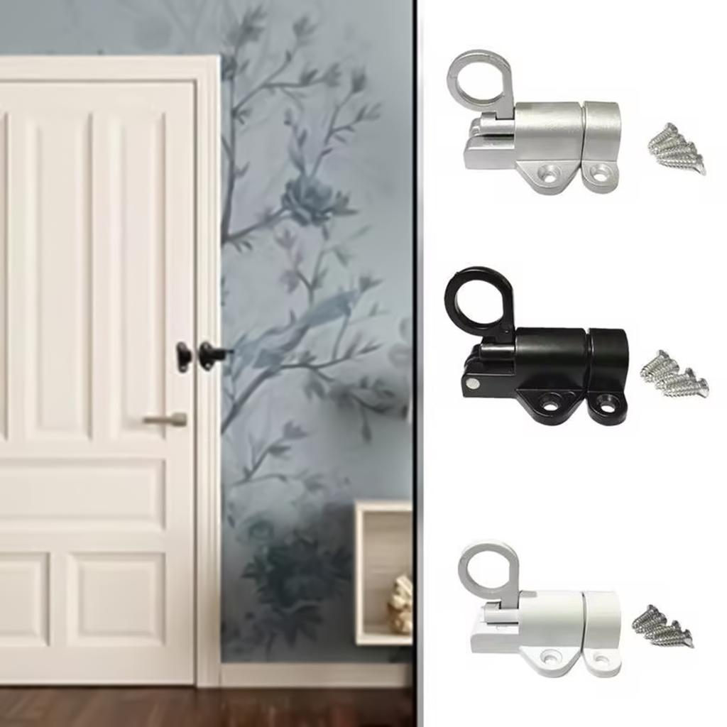 Universal Bolt Aluminum Alloy Automatic Spring Solid Deadbolt Steel Window Latch Lock For Door Security Hardware Accessories