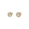[Coach] Halo Pave Stud Earrings C9324 Gold 72583