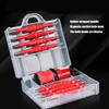 Professional 18 in 1 Insulated Screwdriver Kit With Interchangeable Magnetic Head with Nonslip Handle For Electrical