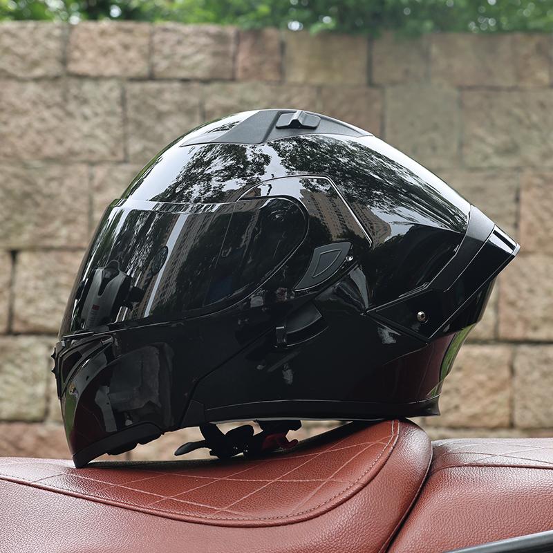 DOT Certified Modular Motorcycle Helmet Men Women All Season Flip Up Design Reinforced ABS Street Bike Protective Headgear