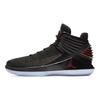 Jordan Air Jordan 32 Bred MJ Day Cushioning Slip Resistant Balance Mid top Basketball Shoes Men's Black Red AH3348-001