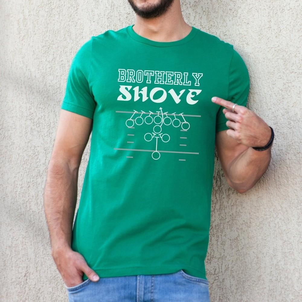 Brotherly Shove T-Shirt Classic Unisex, Funny Football Sports Tee Shirt S-5XL Unisex T-Shirt XXXL