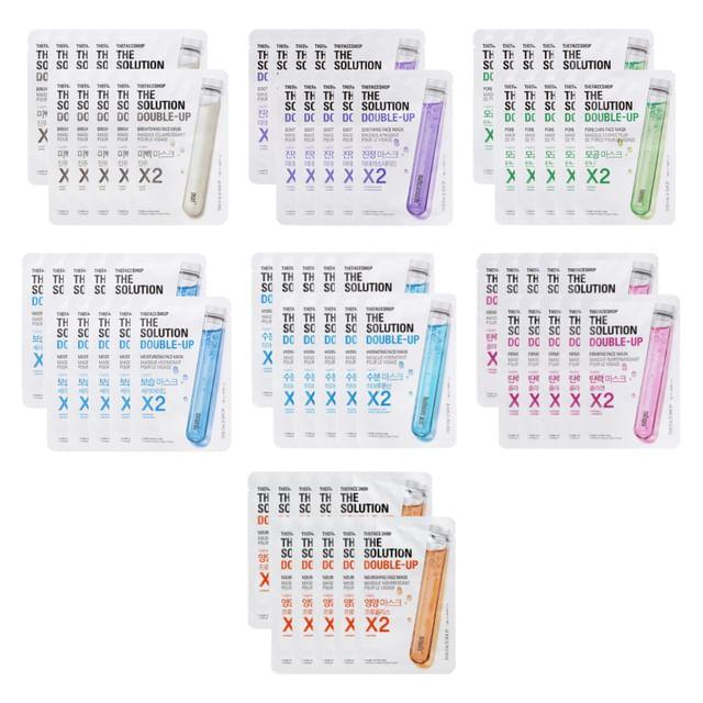 The Face Shop The Solution Mask Sheet Bundle Set - 7 Types
