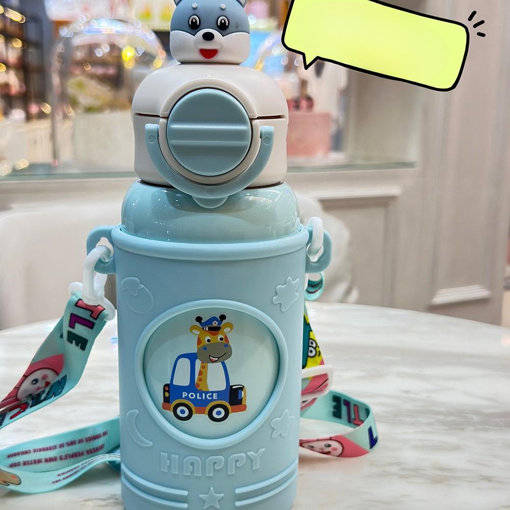 

Детская термокружка с трубочкой и набором чашек для воды, термокружка для студентов, термокружка для детей, обучающая питью 500ml