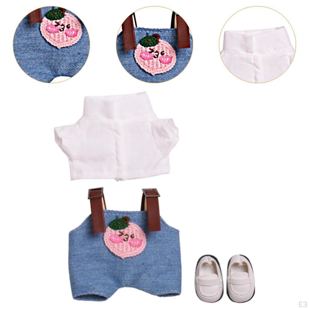 15cm 17cm Doll Apparel for Plush Toys, Outfits, Dress Up Accessories, And Photo Props