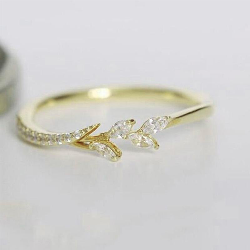 Delicate Rose Gold Filigree Leaf Eternity Wedding Band with Diamonds