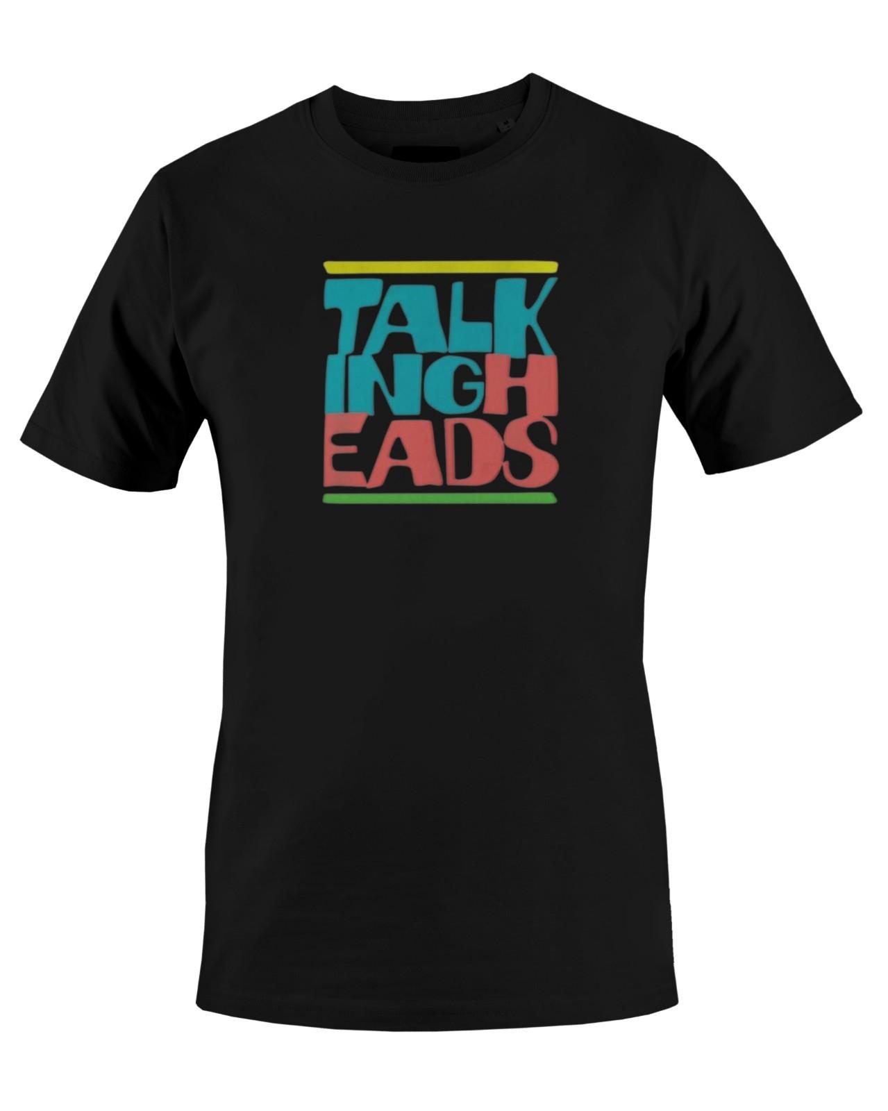 Talking Heads Retro 80s Typography Graphic Mens T-Shirt S