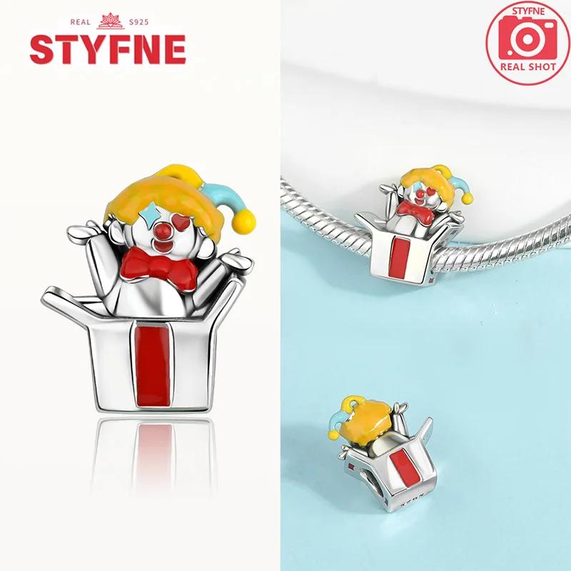 Coppergift Box Charm Luminous Beads Fits Brand Bracelet Diy Merry Christmas Fine Jewelry Pendant For Women Gift