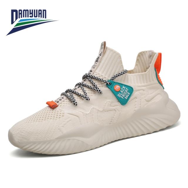 

Мужская повседневная обувь для мужчин Модная сетчатая легкая дышащая спортивная обувь для бега и джоггингаМужские кроссовки 43