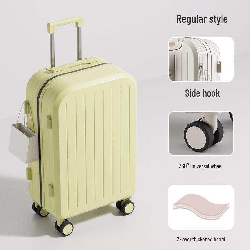 Valise trolley de haute valeur: Valise de voyage grande capacité avec fermeture éclair double couche pour hommes et femmes étudiants