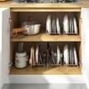 Heavy-Duty Multi-Layer Pot Lid Organizer Space-Saving Kitchen Countertop Organizer with a Sturdy Base & Robust Iron Construction