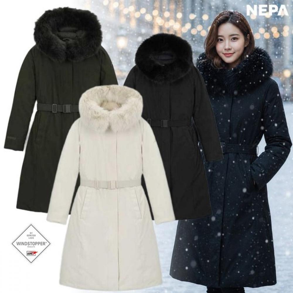 

Nepa 26ss Off Season Arte Gore Tex Premium Long Goose Down 7k82075 Female Light Sand (J09)/85