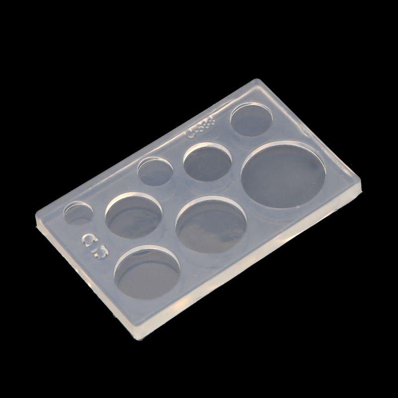 3D Round Ball Oval Square Silicone Molds DIY Pendant Mold For Epoxy Resin 3D Mould Jewelry Making Crafts Tools Accessories