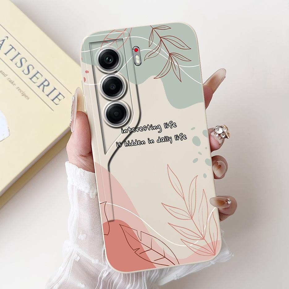 For Tecno Camon 40 Pro 4G Case CM6 Luxury Art Painted Cover Shockproof Phone Case For Tecno Camon40 Camon 40 Pro CM7 Soft Fundas