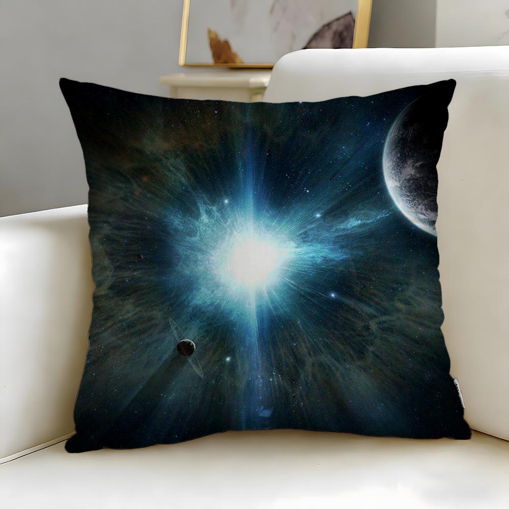 Popular Iinterstellaring Cushion Cover Soft  EasyWash Pillow Case  Versatile for Couch Bed Travel and Office