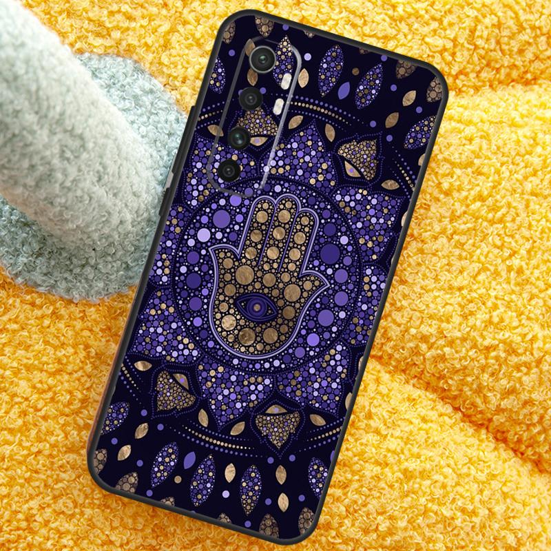 Hamsa Hand of Fatima Case For POCO X3 X4 X5 F5 Pro M5s C40 F4 GT F3 Cover For Xiaomi 12T 11T Pro 12 13 Lite 12X