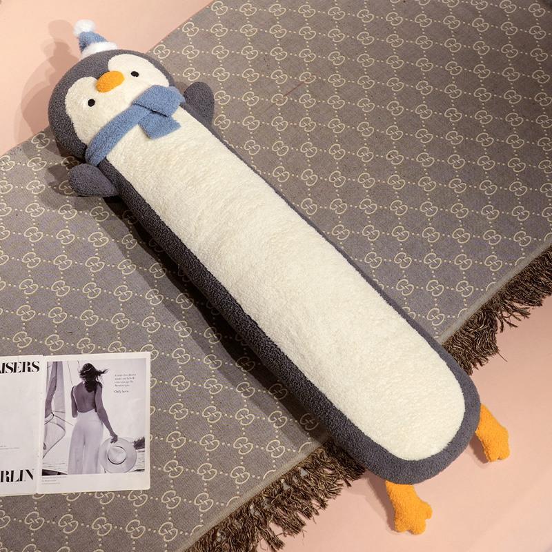 Soft Penguin Long Pillow Plush Toy Doll Penguin Doll Girl Bed Sleeping Ragdoll Doll