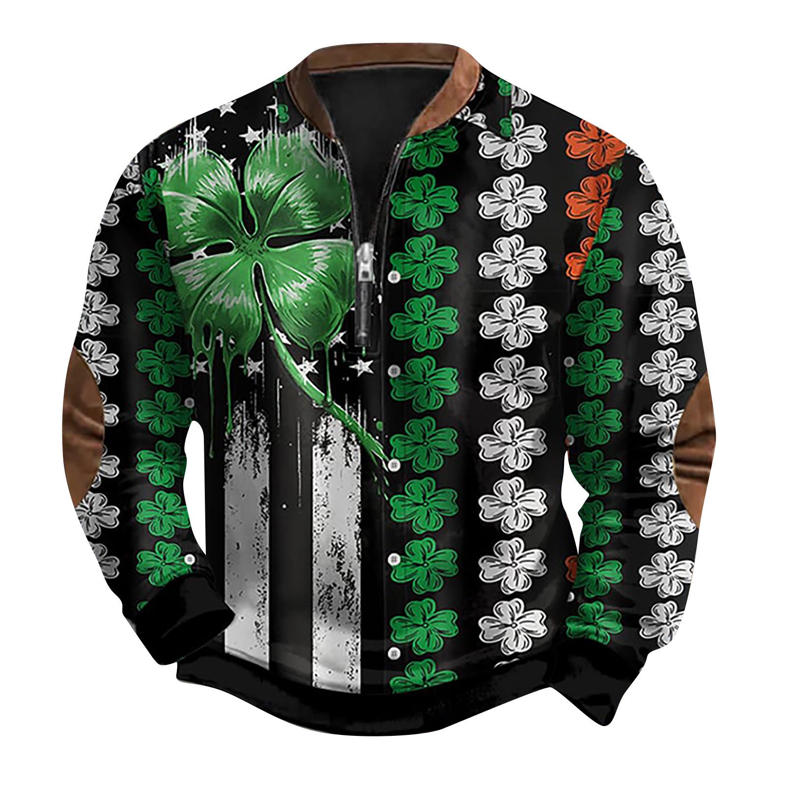 Мужская повседневная толстовка в стиле ретро с градиентным принтом L армия зеленый 1980₽