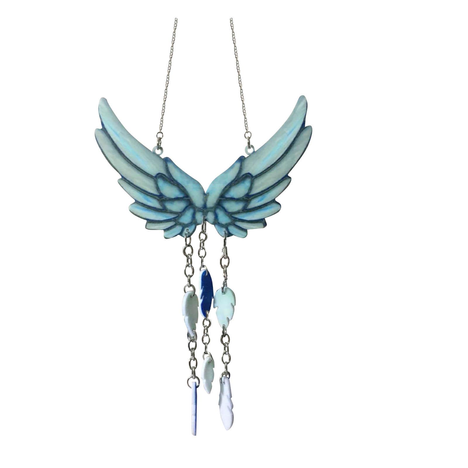 

Ангел колокольчики стеклянные колокольчики кристалл подвесные украшения для внутреннего и наружного применения One Size