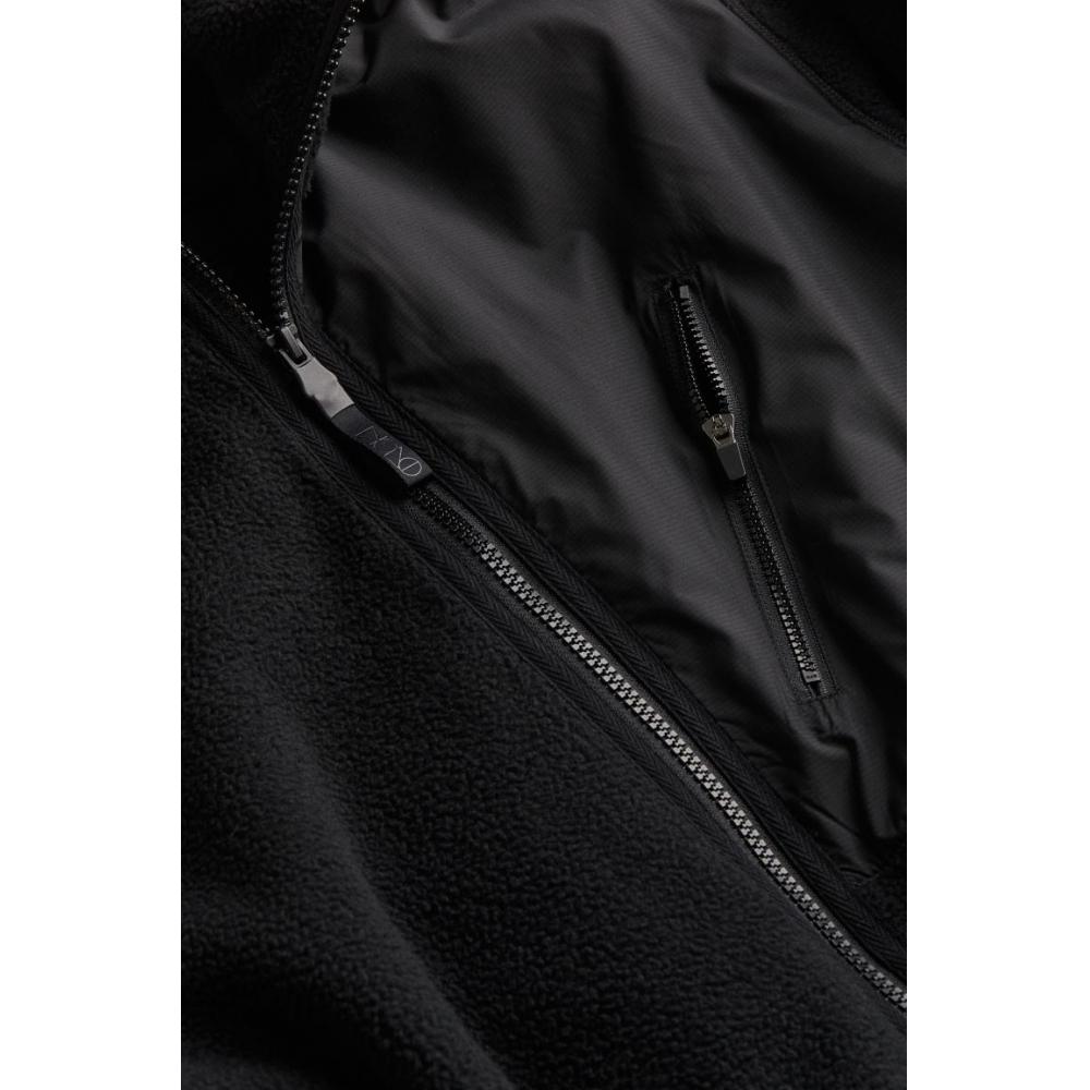 H M Mid Layer Teddy Jacket Black