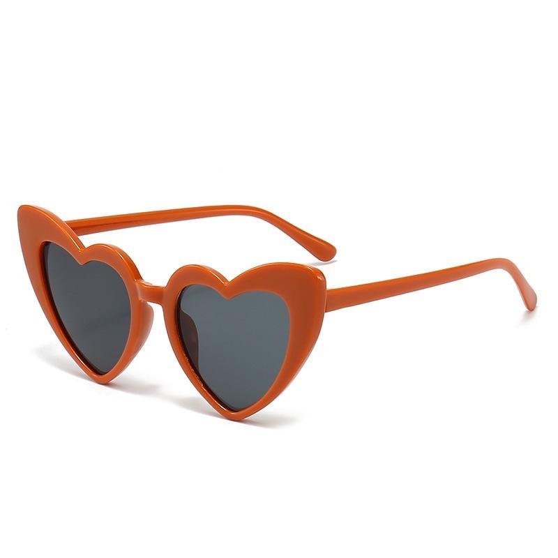 Love Children'S Sunglasses Women'S Peach Heart Sunglasses Baby Glasses Tide Travel Sunshades