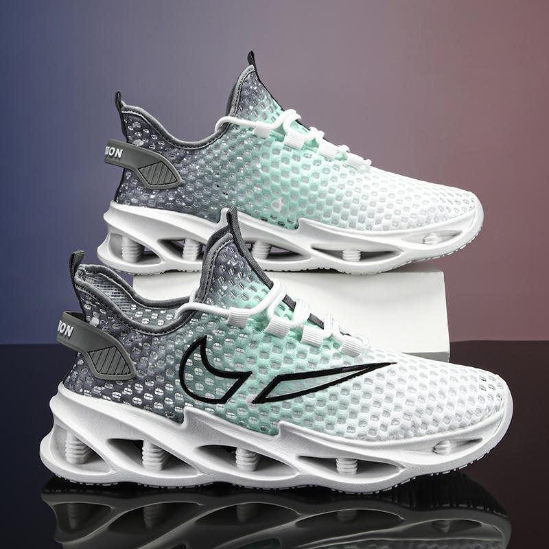 Herren Laufschuhe Mode Herren Freizeitschuhe Mesh Atmungsaktive Sneakers Leichte Bequeme Tenis Sporttrainingsschuhe