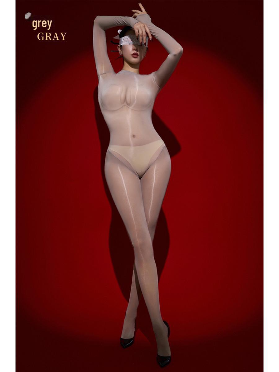 

2024 Бесшовные шелковистые черные чулки для всего тела с высоким разрезом - Сексуальные и эротичные Open Crotch