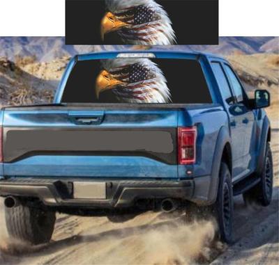 Pickup SUV Heckscheibe Perforierte Grafik Vinyl Aufkleber Dekoration 14"x54
