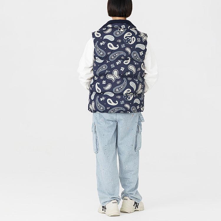 New MLB Down Vest Unisex Dark Marine Blue 3ADVI0126-50NYD