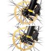Stainless Steel Disc Brake Rotor Converter Quickly Install Disc Brake Conversion for Road Bike Disc Brake