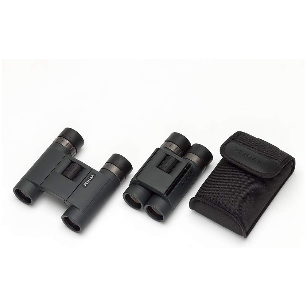 Pentax AD 10x25 WP Waterproof Binoculars - Compact, Lightweight, Foldable for Easy Portability, Fully Multi-Coated, 10x Magnification, Includes Case a