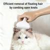Pet Loose Hair Remover Soft Gentle Cat Grooming Brush Double-sided Loose Hair Catcher Lint Remover for Furniture Clothes Sofa Carpet