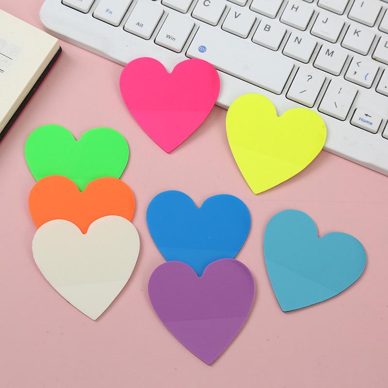 Цветные закладки: Фигурные стикеры-заметки, Прозрачный ПЭТ, Флуоресцентные, Маленькие круглые, Многоразовые наклейки, Набор из 160 листов