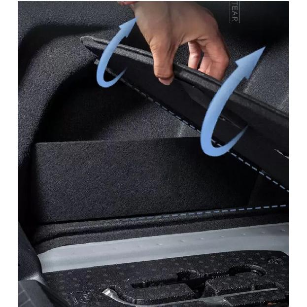 For BYD Sealion 7 2024-2026 Car Trunk Storage Shelf Partition Board Organizer Tray Container Interior Modification Accessories