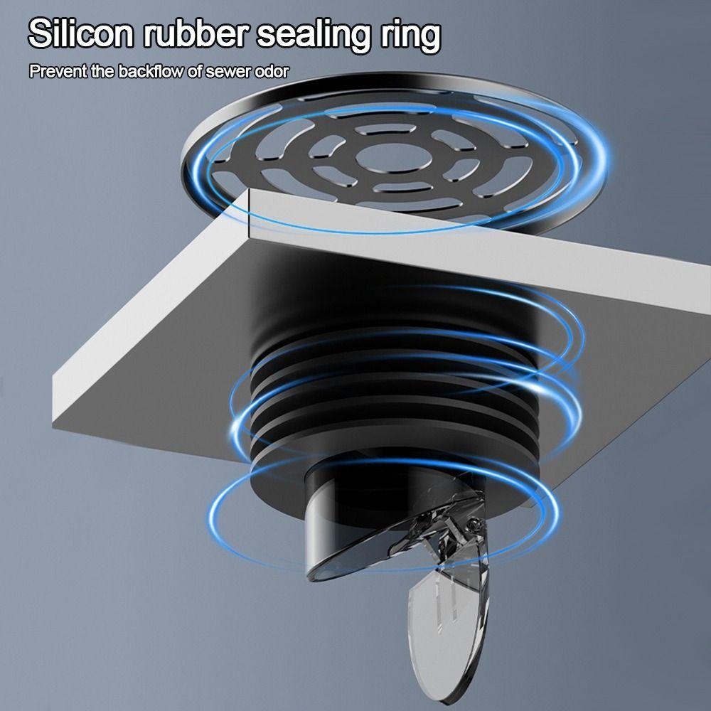 Stainless Steel Shower Floor Drain Core Anti Odor Insect Prevention Fast Drainage Floor Drain Removable Sewer Drain Filter Plug