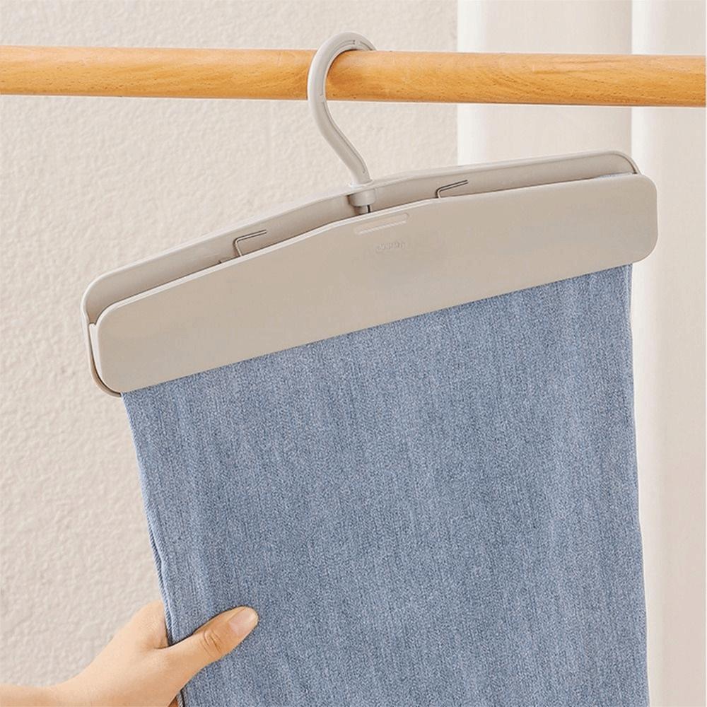 Durable Non-slip Pants Clip Hangers Traceless Easy-Grip Clothes Clips Space-Saving Orderly Skirt Hangers Household